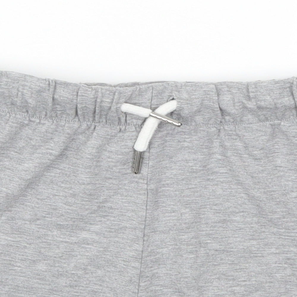 Hype Womens Grey   Sweat Shorts Size 4