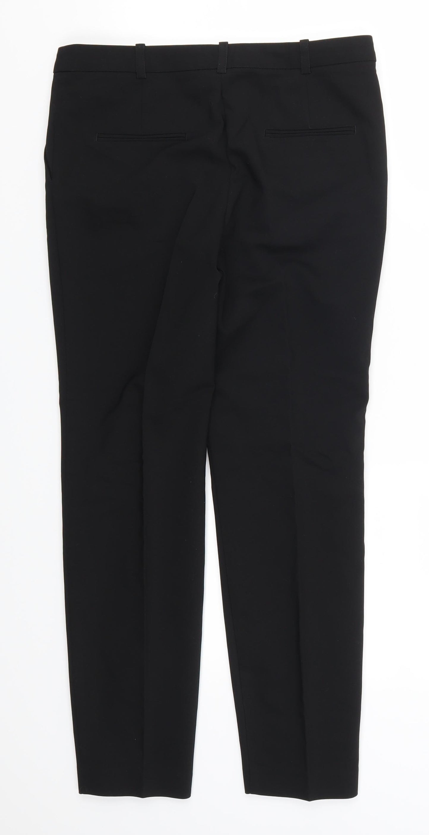 NEXT Womens Black   Trousers  Size 8 L26 in