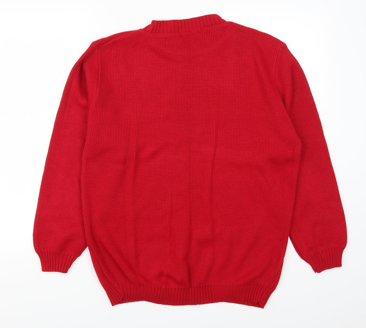 Ca Me Plait Mens Red   Pullover Jumper Size S  - Rudolph Christmas