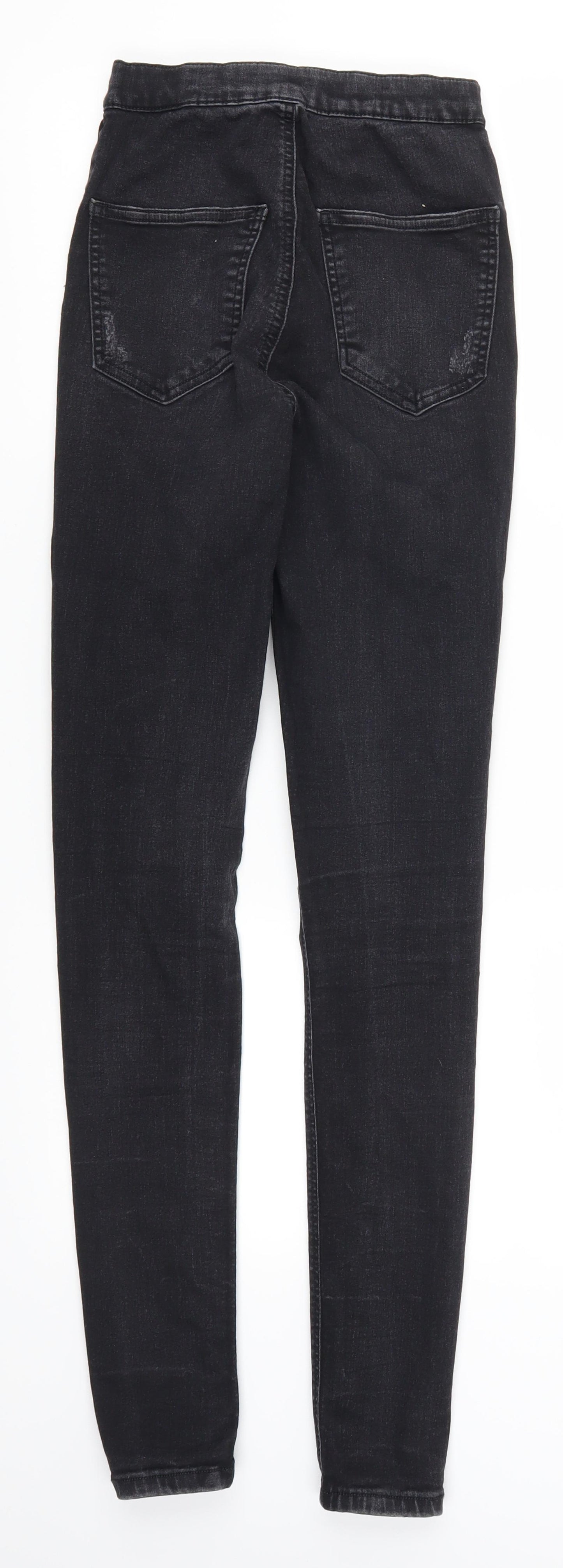 Topshop Womens Grey  Denim Skinny Jeans Size 23 in L28 in