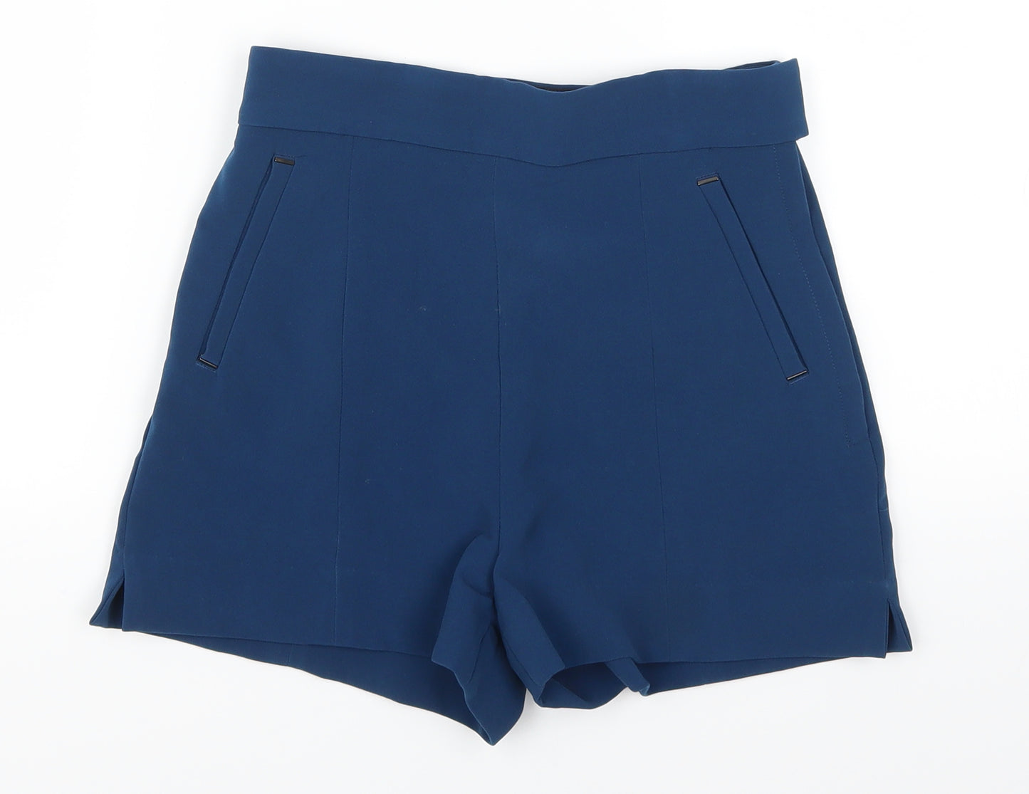 H&M Womens Blue   Mom Shorts Size 6