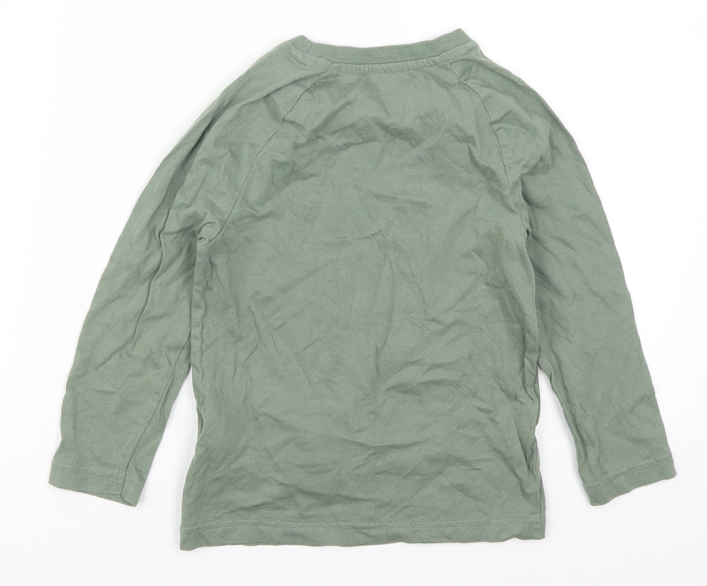 Nutmeg Girls Green   Basic T-Shirt Size 3-4 Years  - In Search Of Advenure Peppa Pig