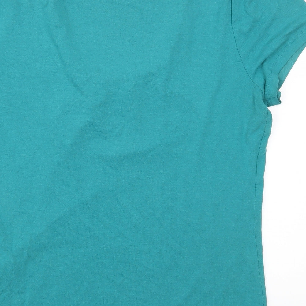 Principles Womens Blue   Basic T-Shirt Size 14