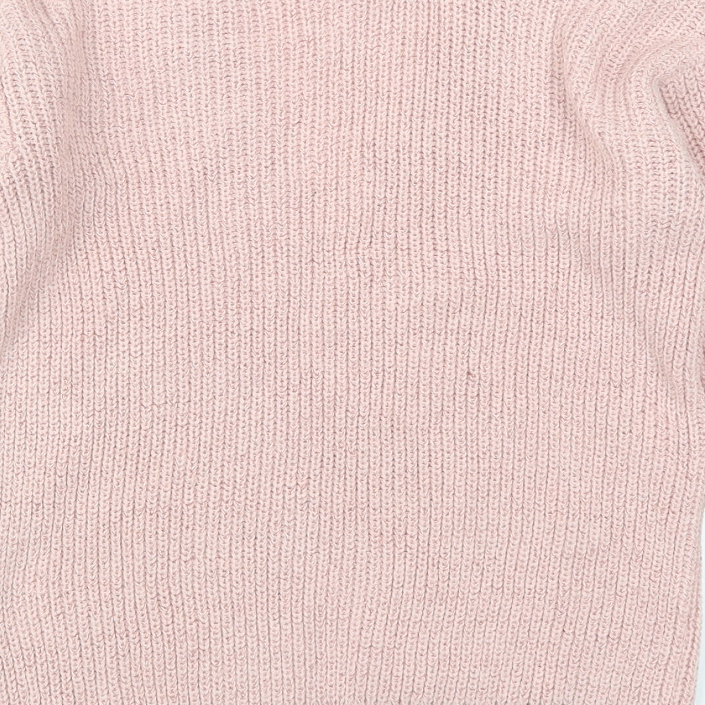 George Girls Pink   Cardigan Jumper Size 9-10 Years