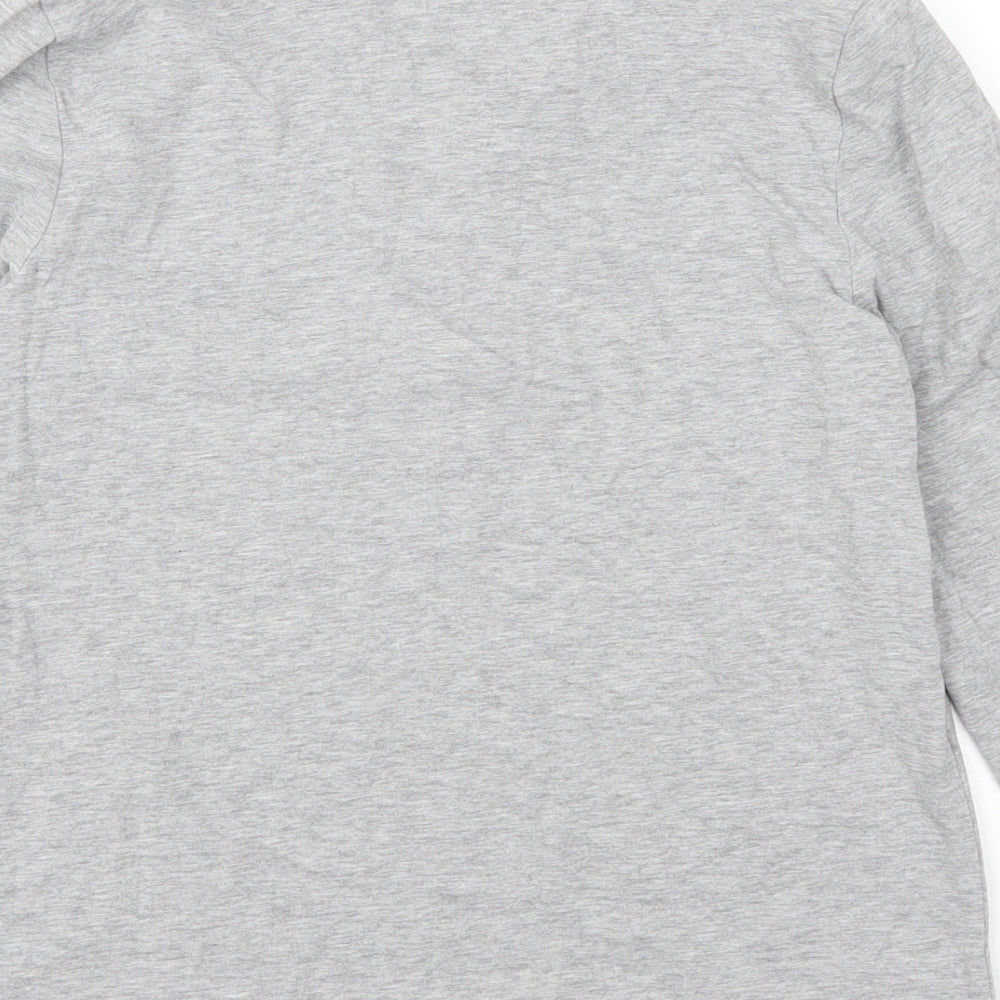 ESMARA Womens Grey   Basic T-Shirt Size 8