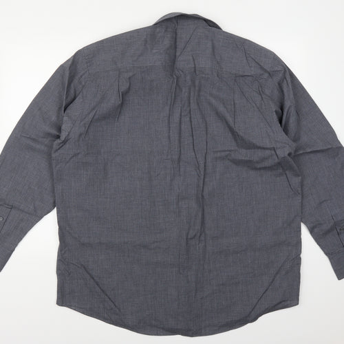 George Mens Blue    Button-Up Size XL