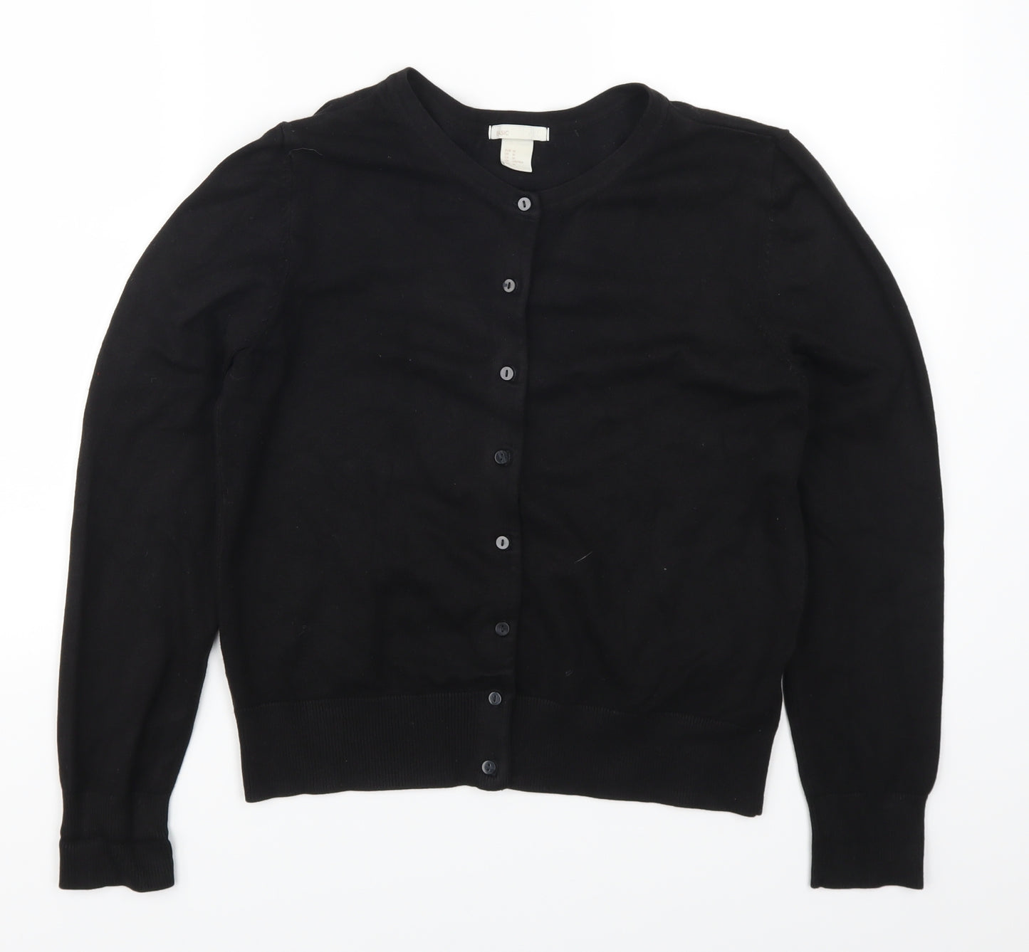 H&M Womens Black   Cardigan Jumper Size M