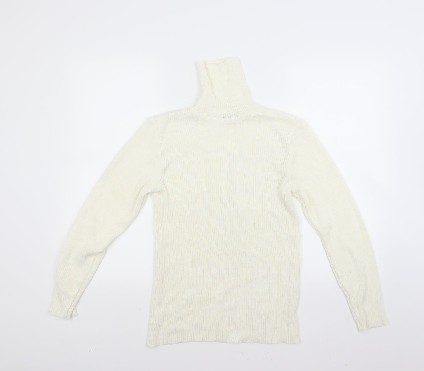 Preworn Womens White   Pullover Jumper Size 16
