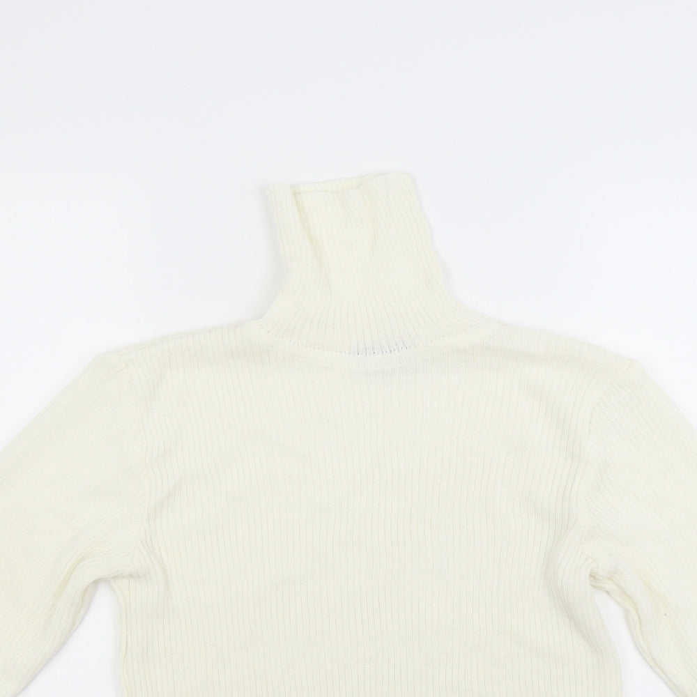 Preworn Womens White   Pullover Jumper Size 16