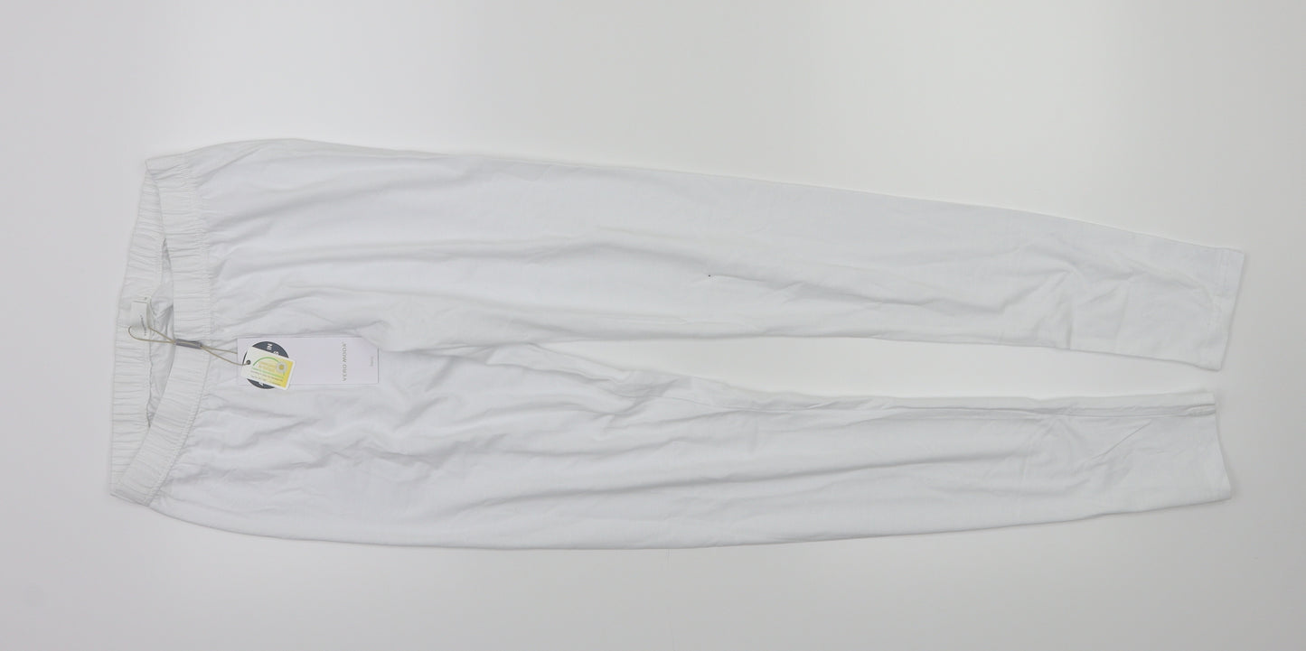VERO MODA Womens White   Capri Leggings Size M L30 in
