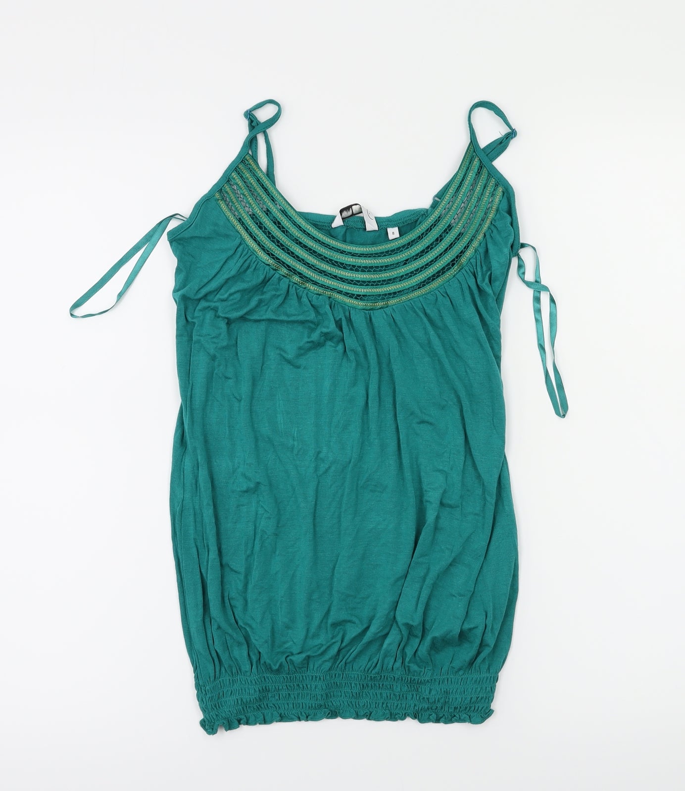 New Look Womens Green   Basic T-Shirt Size 8