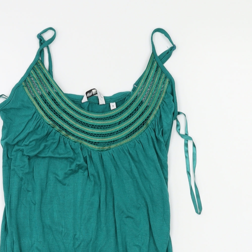 New Look Womens Green   Basic T-Shirt Size 8