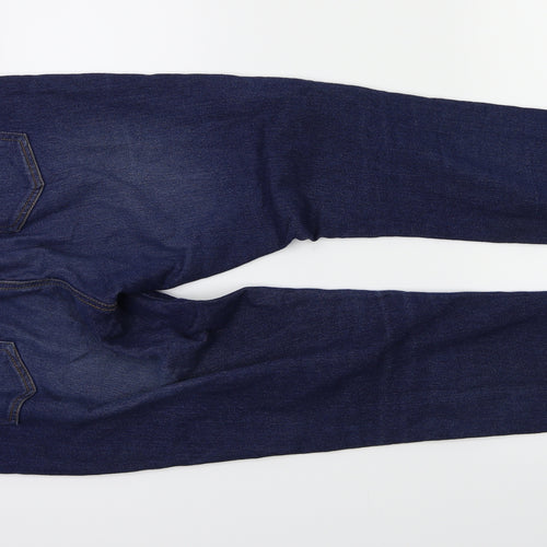 Peacocks Womens Blue   Skinny Jeans Size 12 L29 in