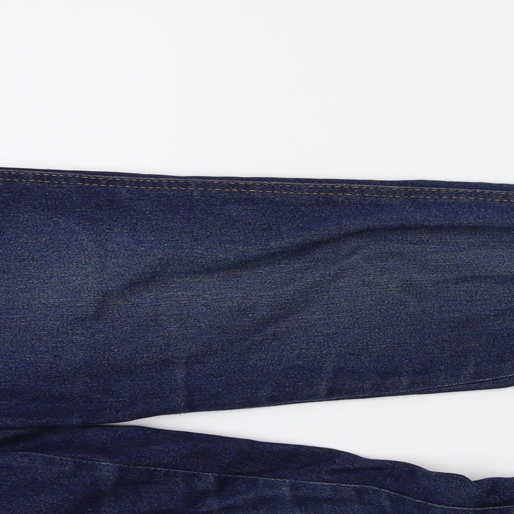 Peacocks Womens Blue   Skinny Jeans Size 12 L29 in