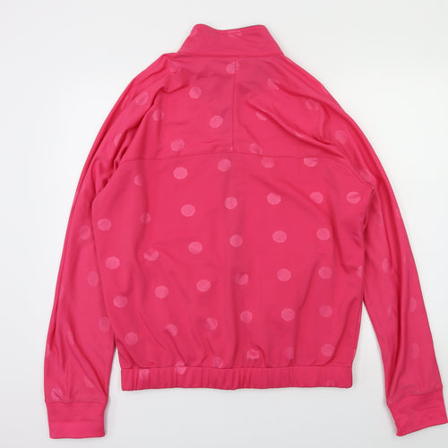 Nike Womens Pink   Full Zip Hoodie Size M