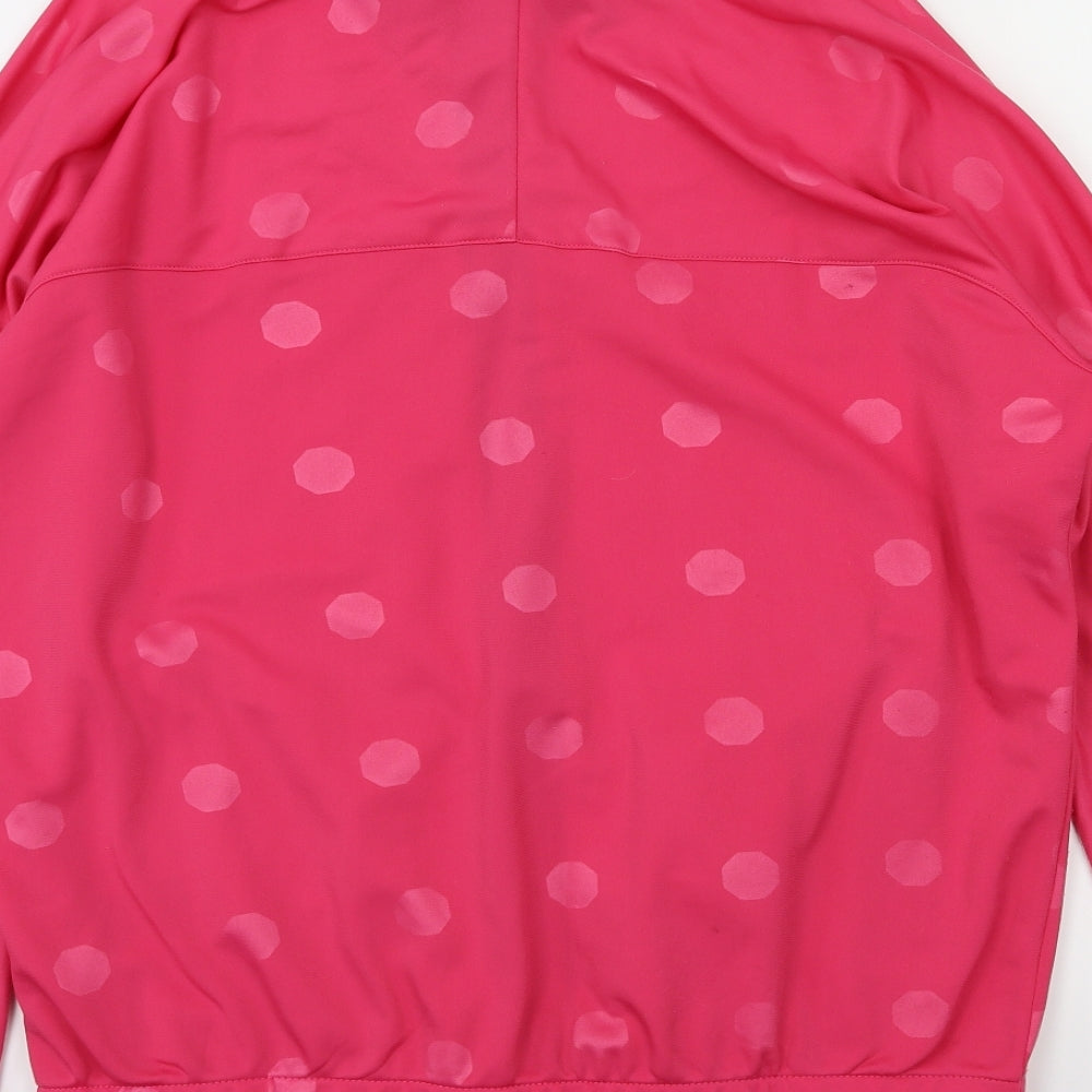 Nike Womens Pink   Full Zip Hoodie Size M