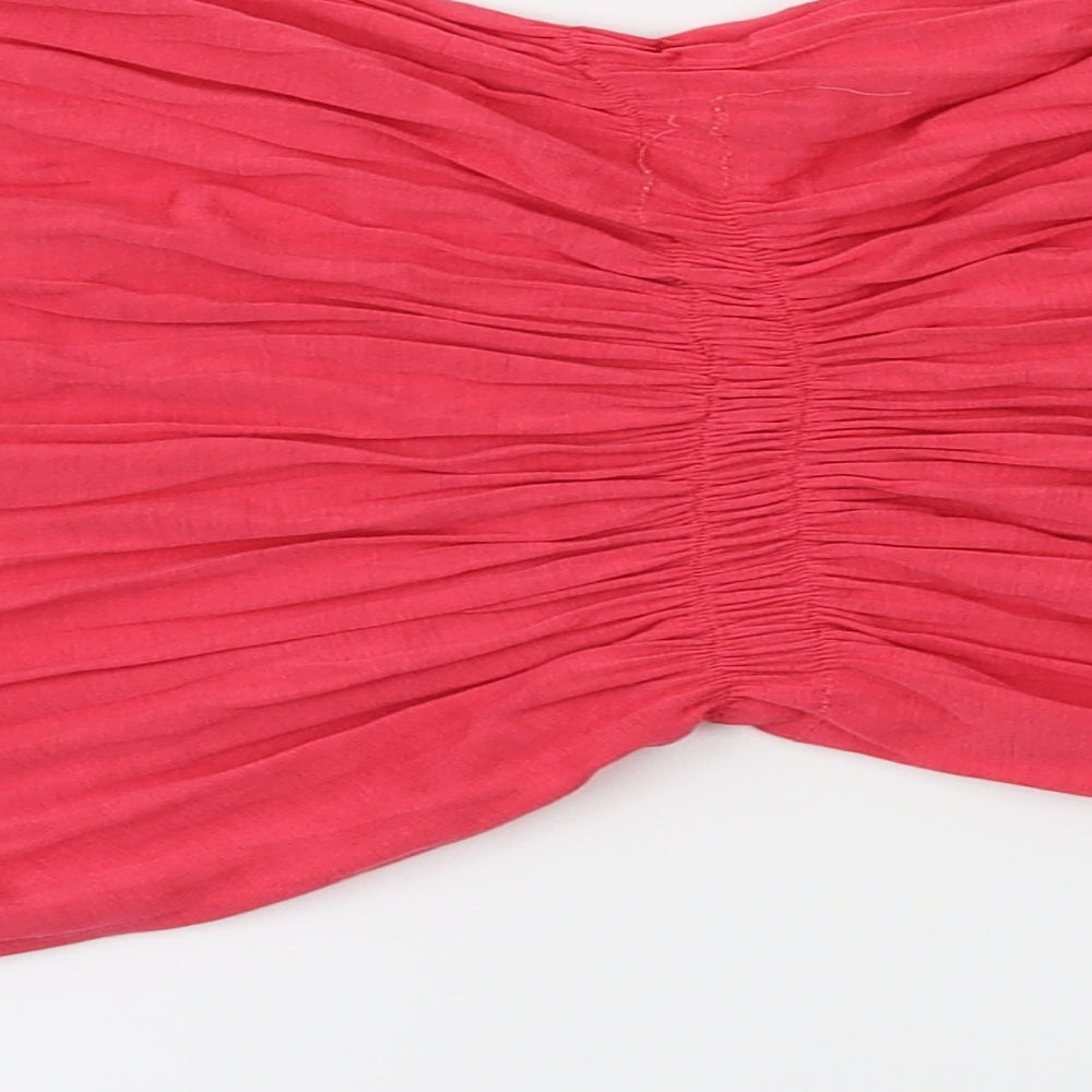 marks&spencer Womens Red   Fit & Flare  Size 8