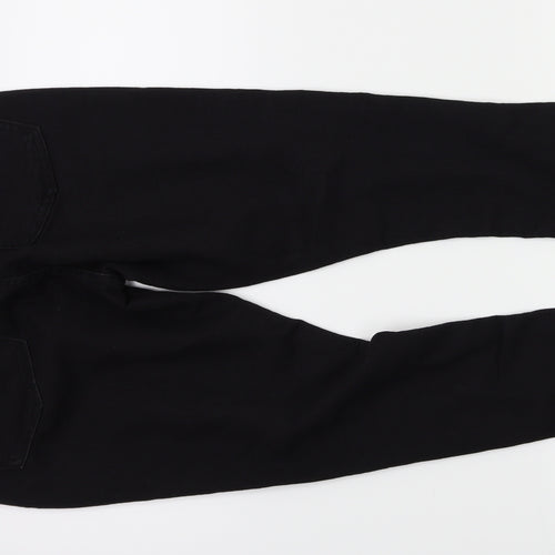 Boohoo Womens Black  Denim Skinny Jeans Size 8 L26 in