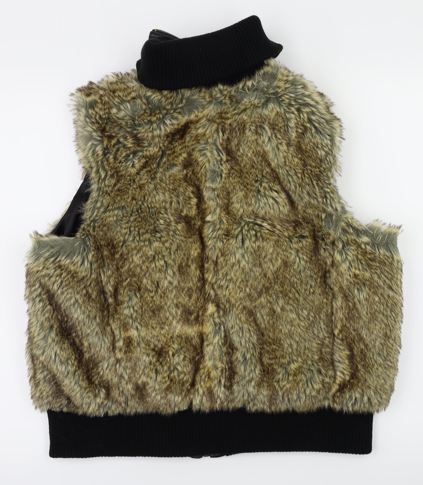 New Look Womens Brown   Gilet Jacket Size 18
