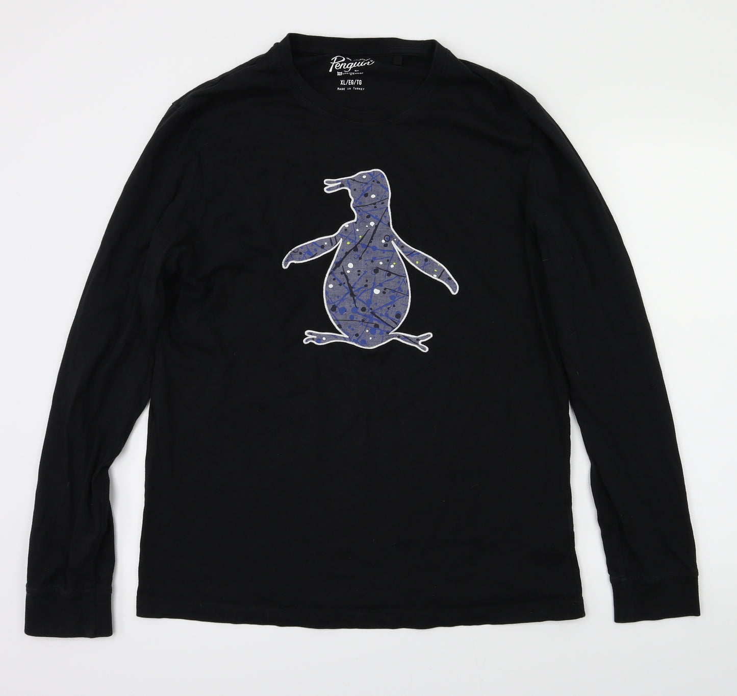 Penguin Mens Black    T-Shirt Size XL