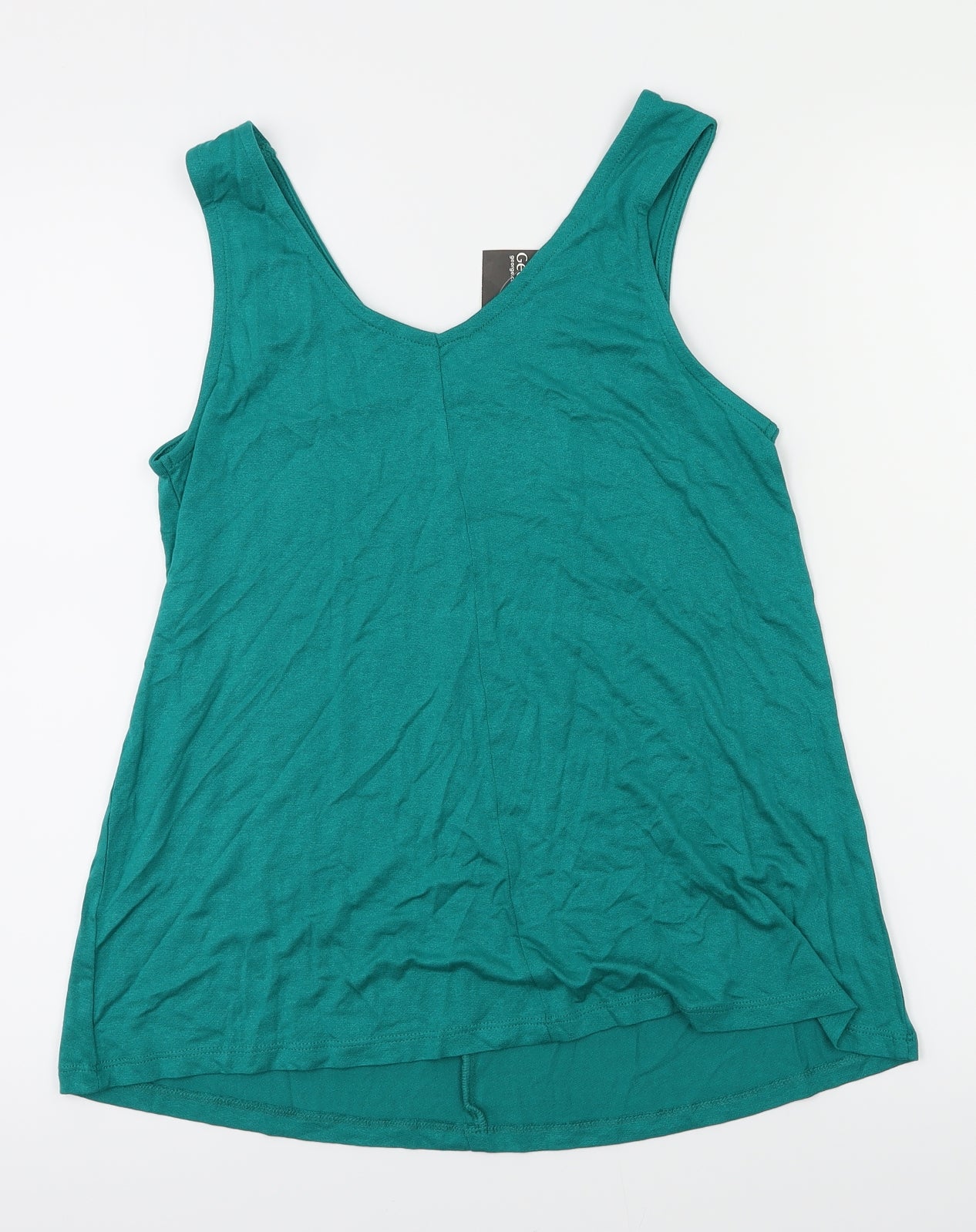 George Womens Green   Basic T-Shirt Size 8
