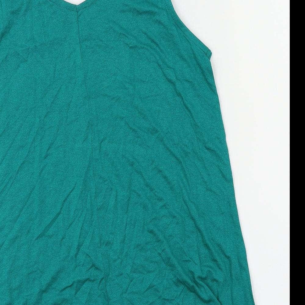 George Womens Green   Basic T-Shirt Size 8