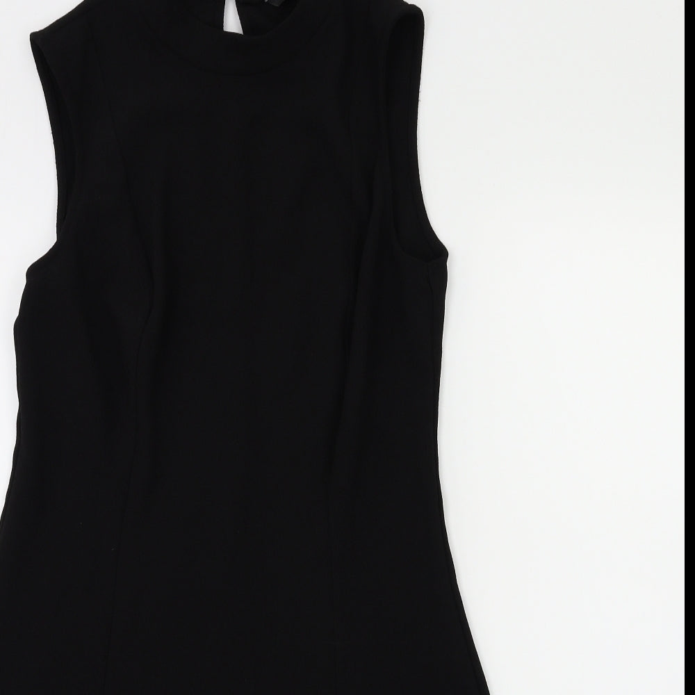 George Womens Black   A-Line  Size 8