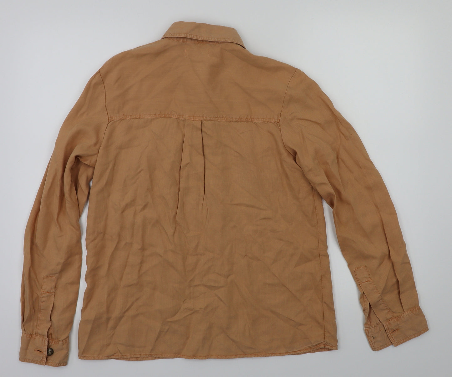 River Island Womens Orange   Basic Button-Up Size 8