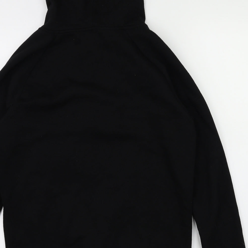 Primark Womens Black   Full Zip Hoodie Size S