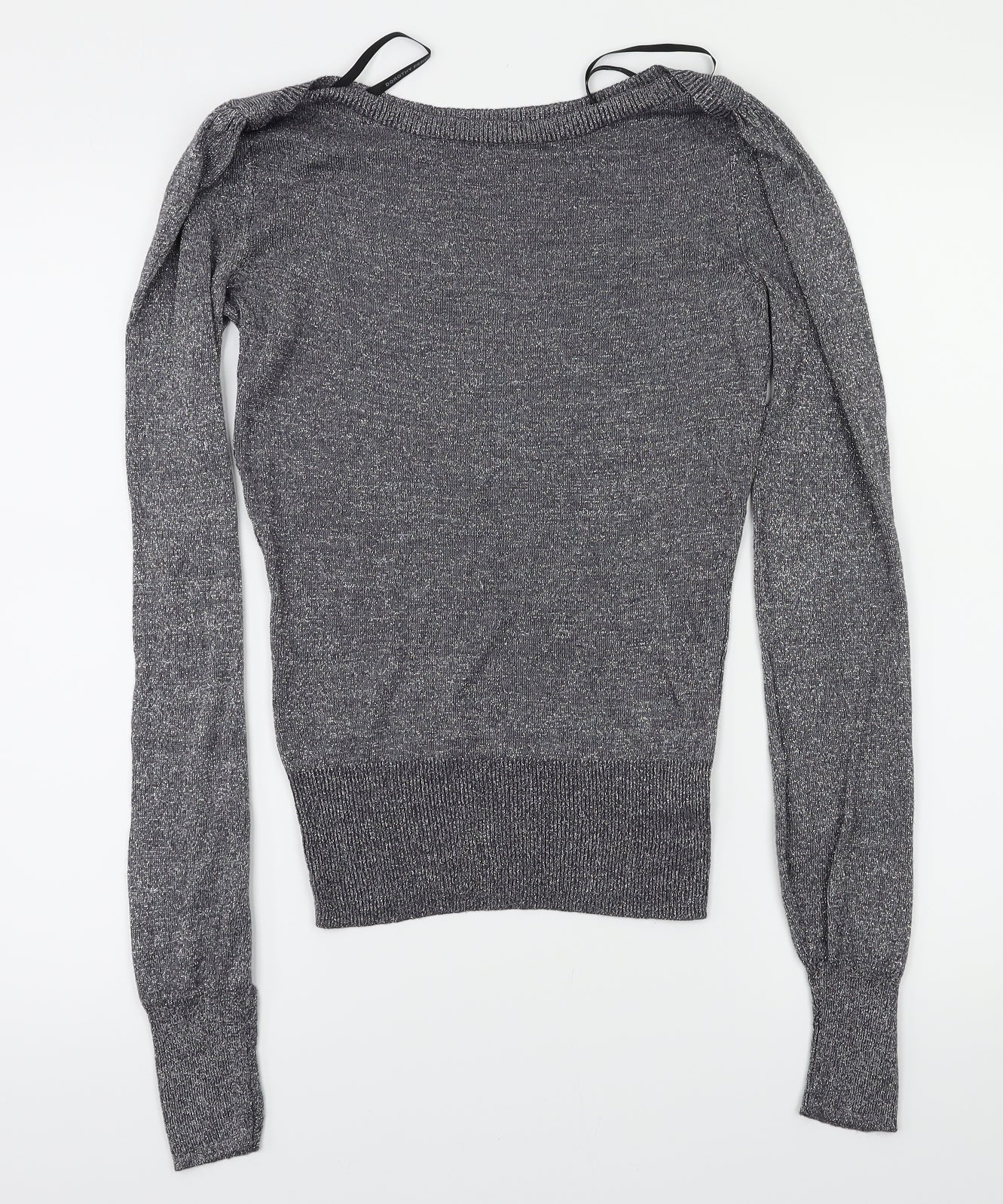 Dorothy Perkins Womens Grey   Basic T-Shirt Size 8