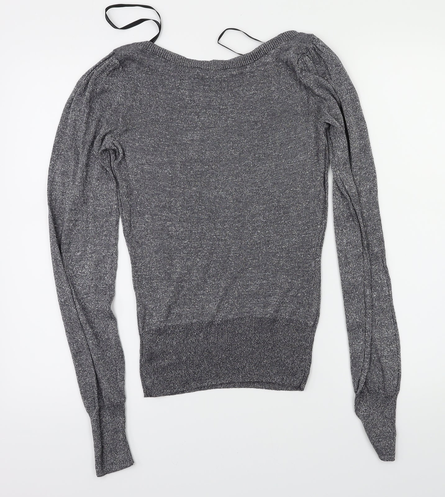 Dorothy Perkins Womens Grey   Basic T-Shirt Size 8