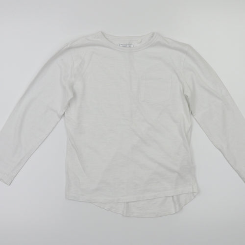 NEXT Boys White  Flannel Basic Casual Size 7 Years