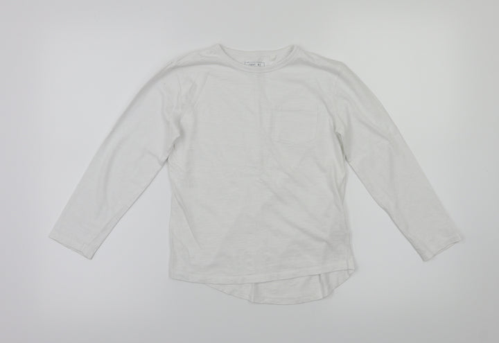 NEXT Boys White Flannel Basic Casual Size 7 Years