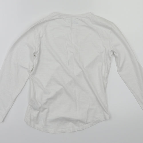 NEXT Boys White  Flannel Basic Casual Size 7 Years