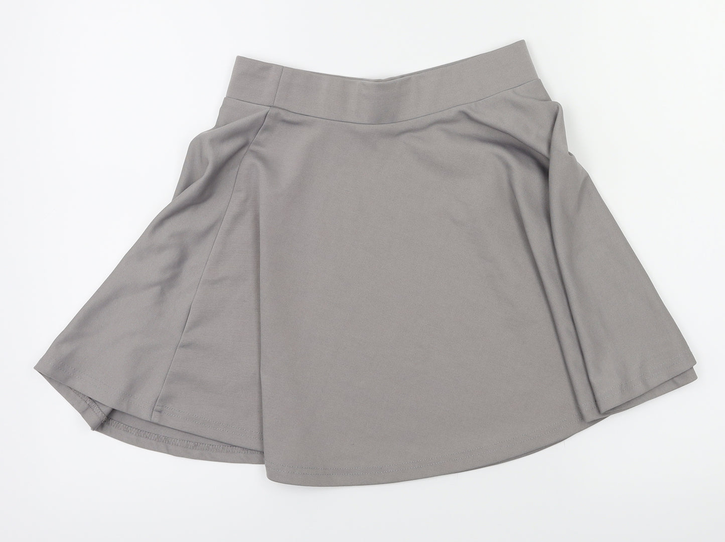 Preworn Womens Grey   A-Line Skirt Size S