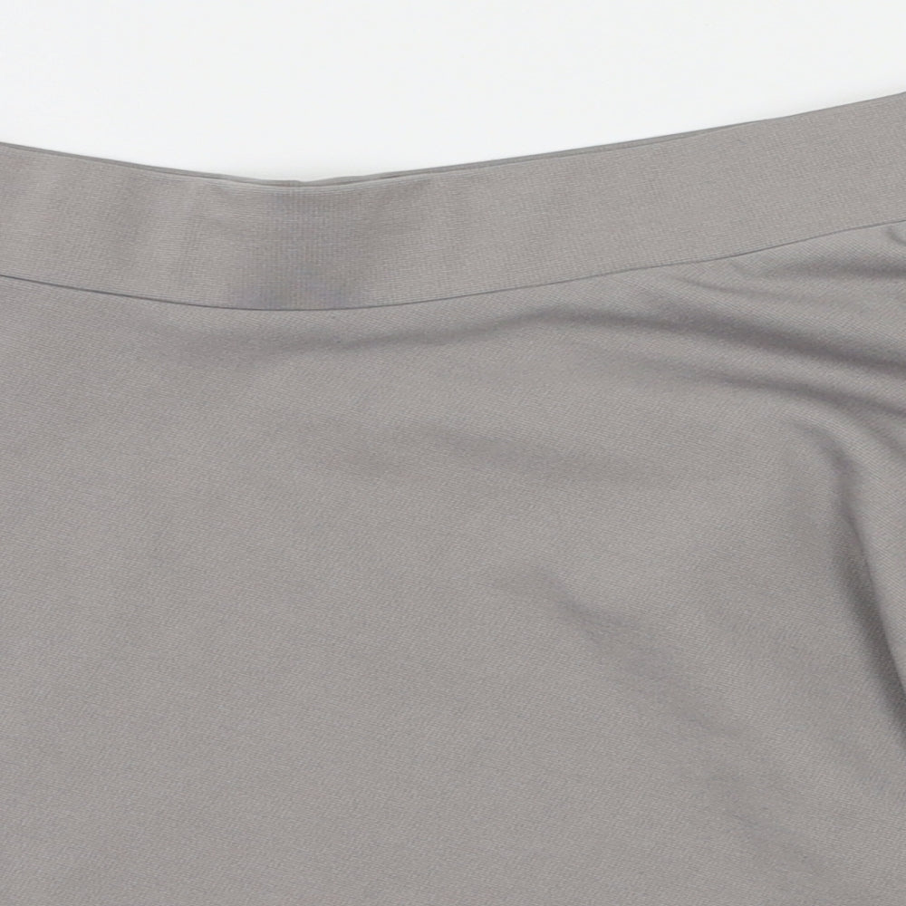Preworn Womens Grey   A-Line Skirt Size S