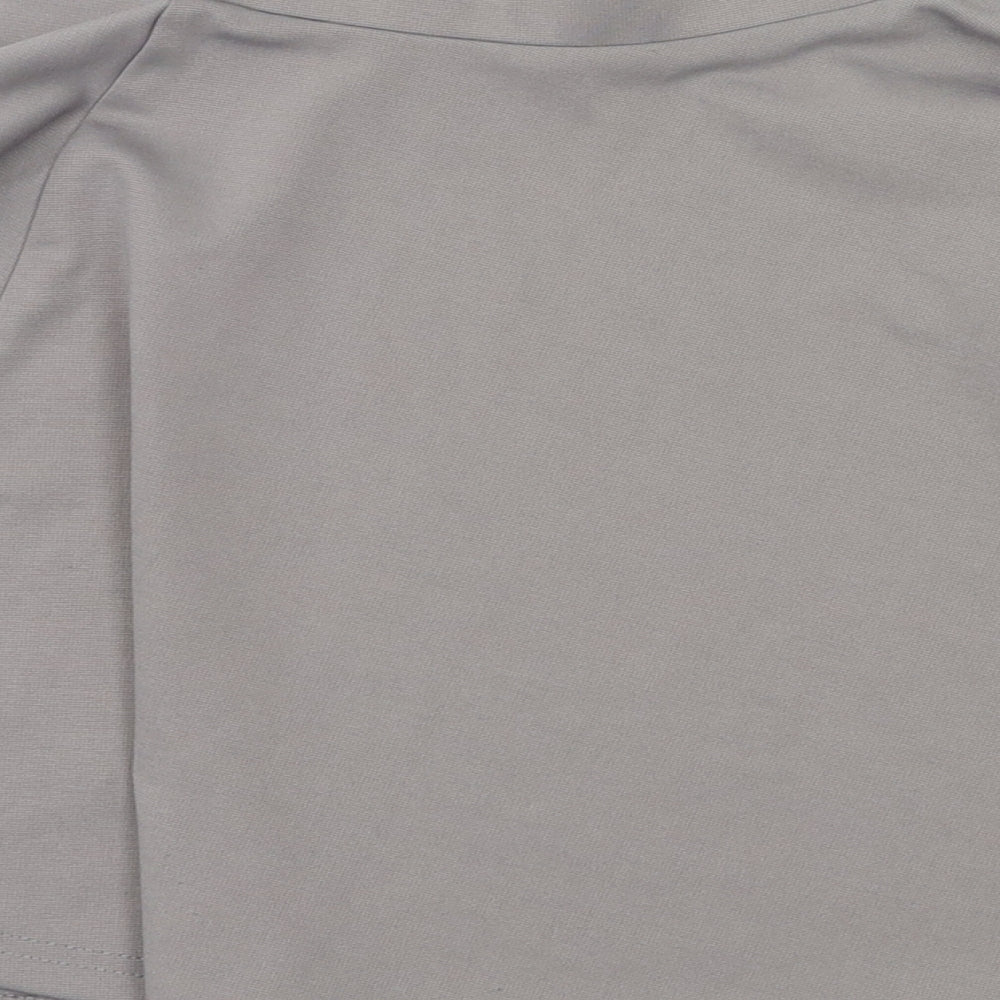 Preworn Womens Grey   A-Line Skirt Size S