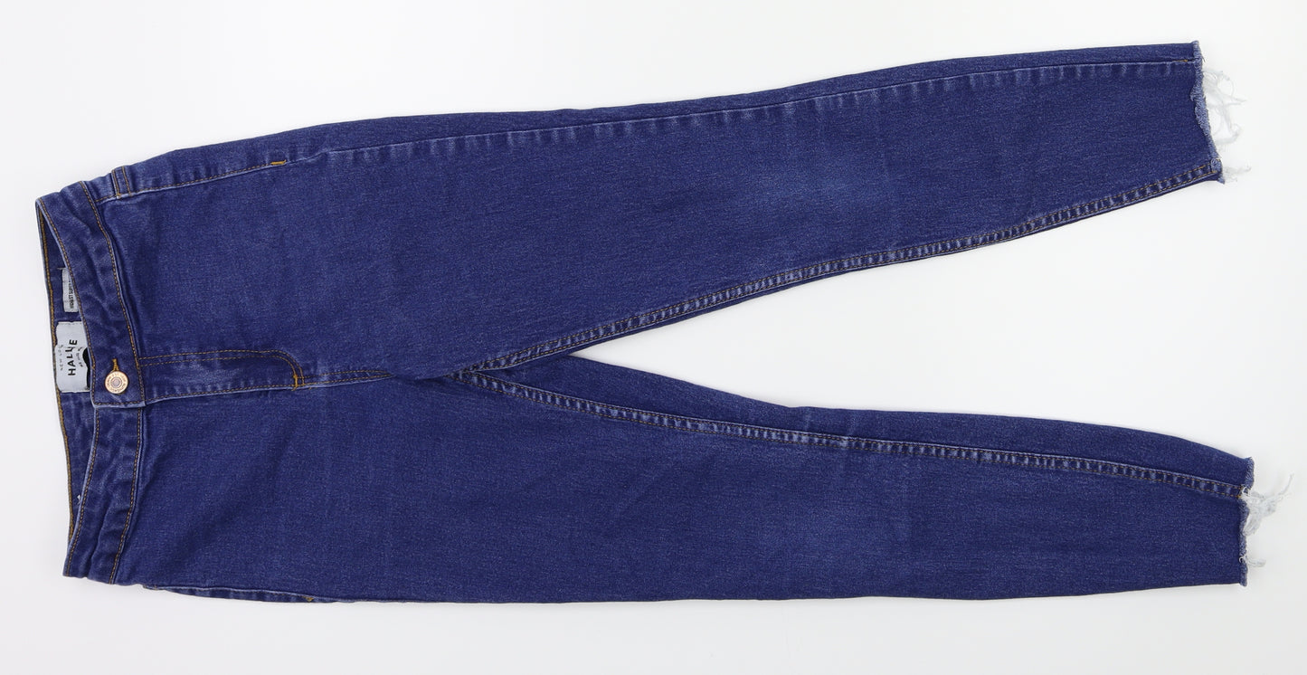 New Look Womens Blue   Skinny Jeans Size 8 L26 in