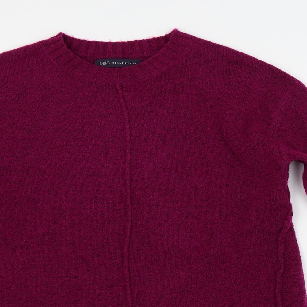 M&S  Womens Purple   Pullover Jumper Size S