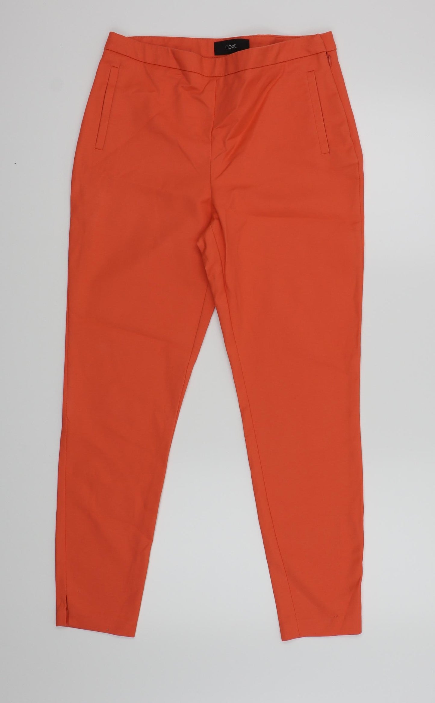 NEXT Womens Orange   Trousers  Size 10 L26 in