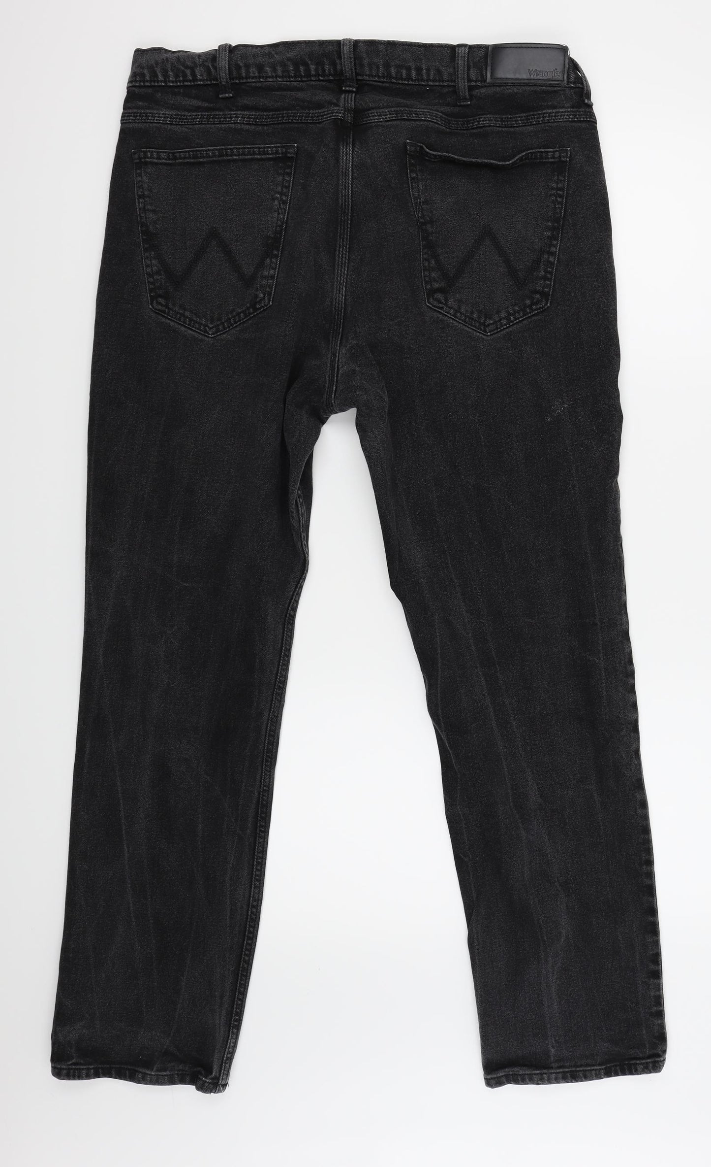 Wrangler Mens Black   Straight Jeans Size 38 in L28 in