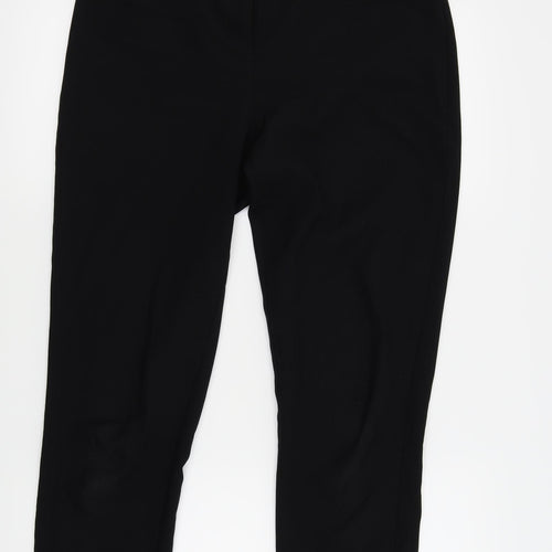 F&F Womens Black   Trousers  Size 10 L27 in