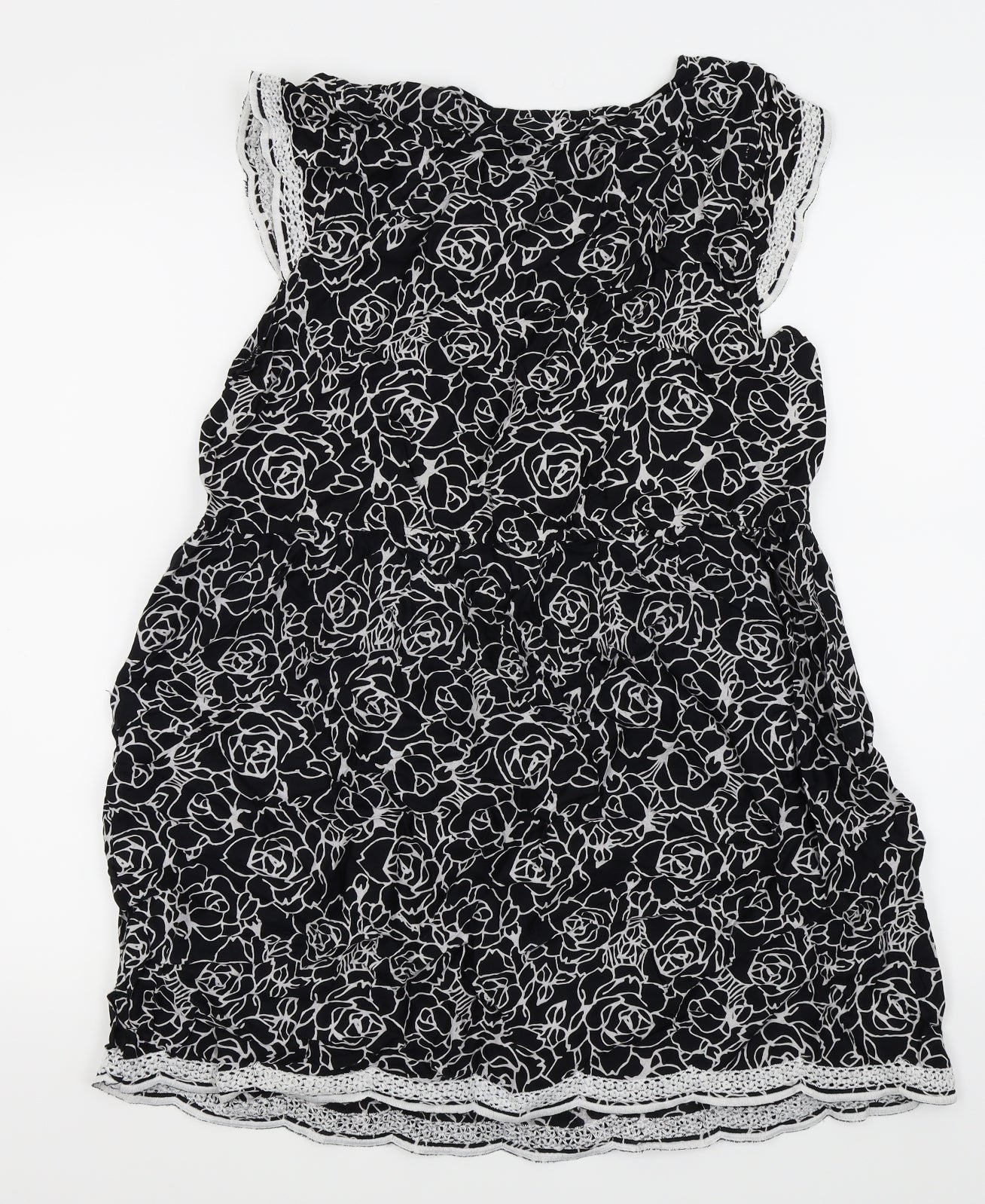 Dorothy Perkins Womens Black   Basic Blouse Size 14