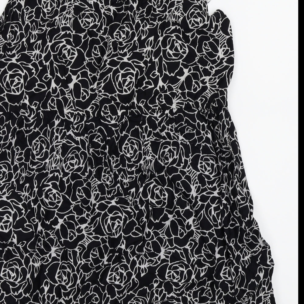 Dorothy Perkins Womens Black   Basic Blouse Size 14