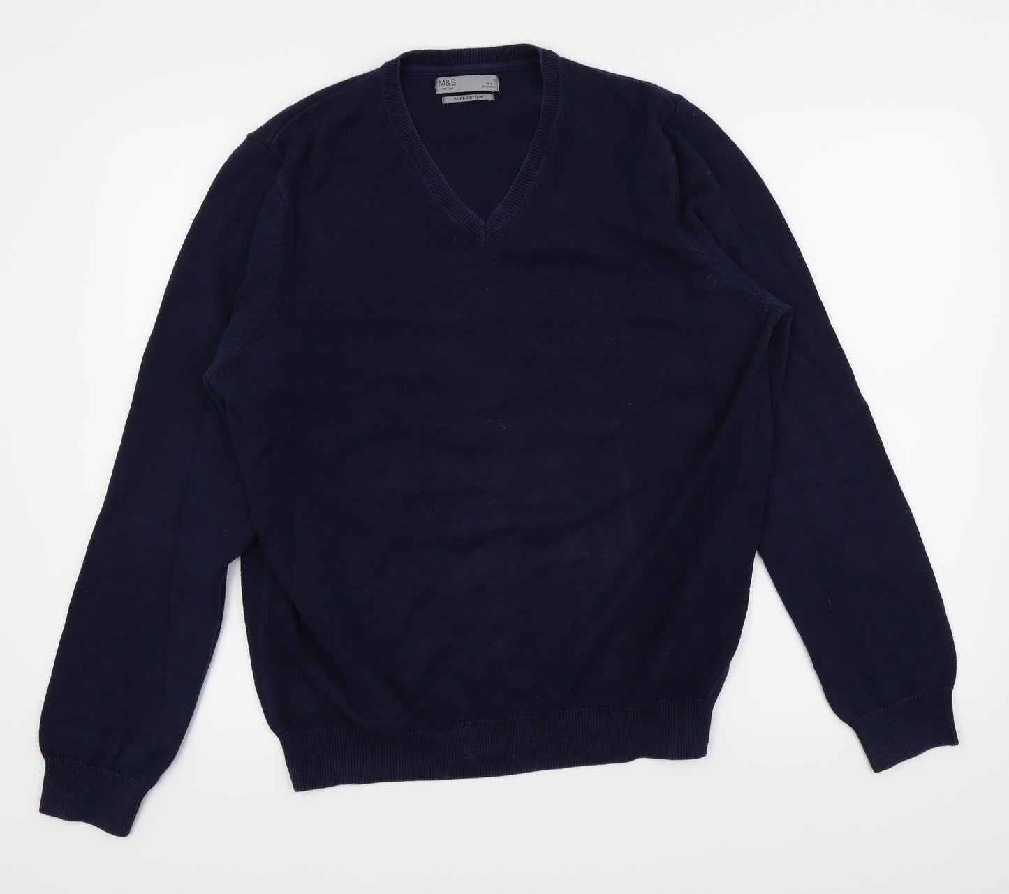 M&S  Mens Blue   Pullover Sweatshirt Size M