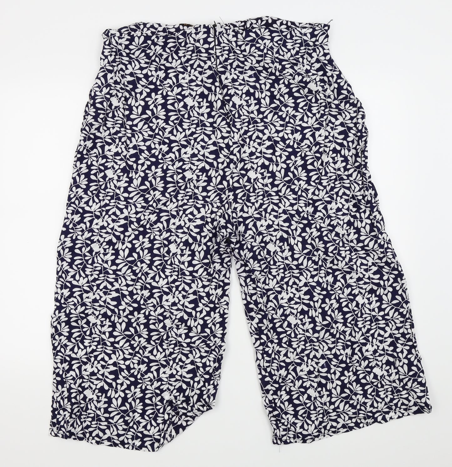 QED London Womens Blue   Capri Trousers Size 16