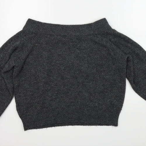 Divided by H&M Womens Grey   Pullover Jumper Size L