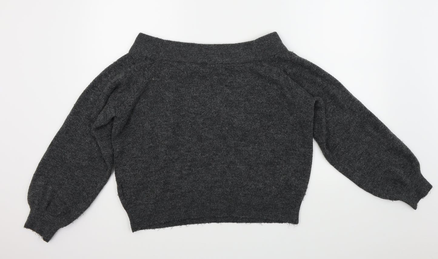 Divided by H&M Womens Grey   Pullover Jumper Size L