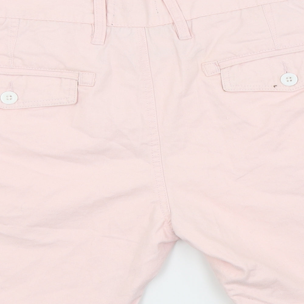 Boohoo Man Mens Pink   Chino Shorts Size L