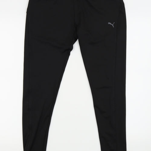 PUMA Womens Blue   Compression Leggings Size 14 L27.5 in
